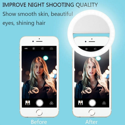 Selfie Ring Clip On for Mobile Phone