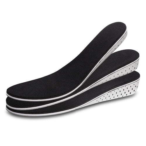 Men and Womens Invisible Height Increase Insoles Heel Lift Taller Shoe