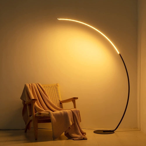 Cool Modern RBGW Curve Floor Lamp