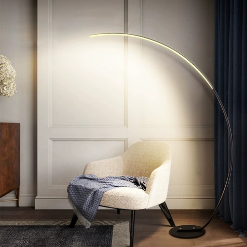 Cool Modern RBGW Curve Floor Lamp
