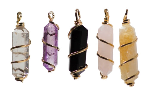 Crystal Point Pendants